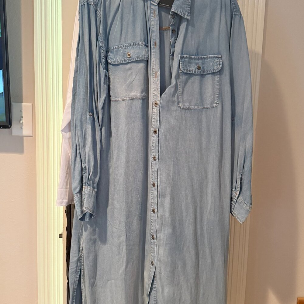 Shop Impressions Denim Dress Size L